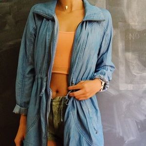 Athleta Chambray Jacket